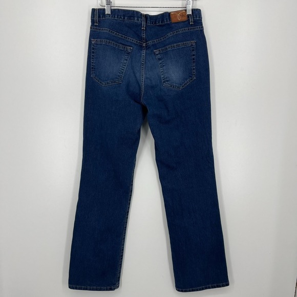 Calvin Klein Jeans Women's Size 10 Blue Dark Wash Vtg Y2K Mid Rise Straight - Picture 6 of 11